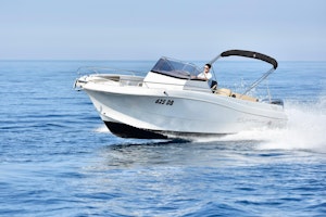  Atlantic Open 750 maximu guest cruising capacity is 10 but we recommend this boat for groups 2-8 persons.