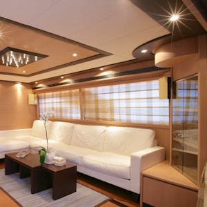 Luxury crewed yacht